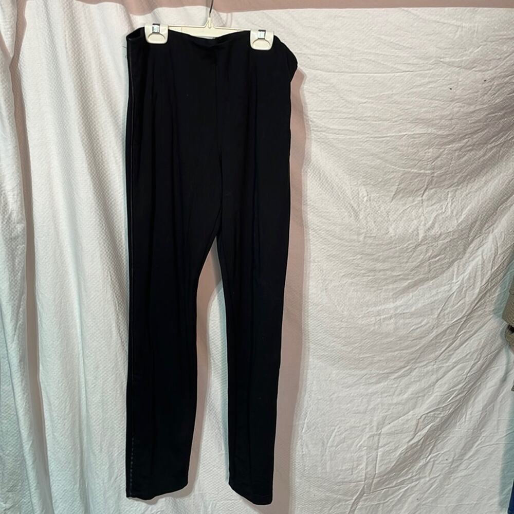 Max Studio xl black slim leg elastic waist pull on style